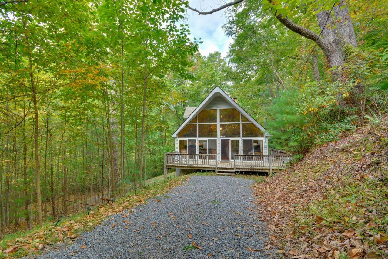 Serene Fancy Gap Cabin Retreat In Private Setting! Eksteriør bilde