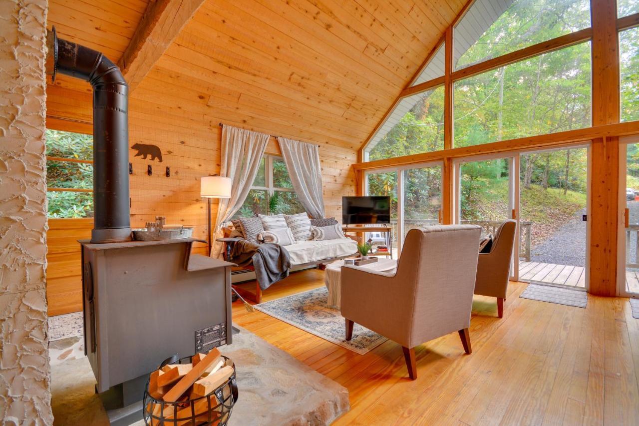 Serene Fancy Gap Cabin Retreat In Private Setting! Eksteriør bilde